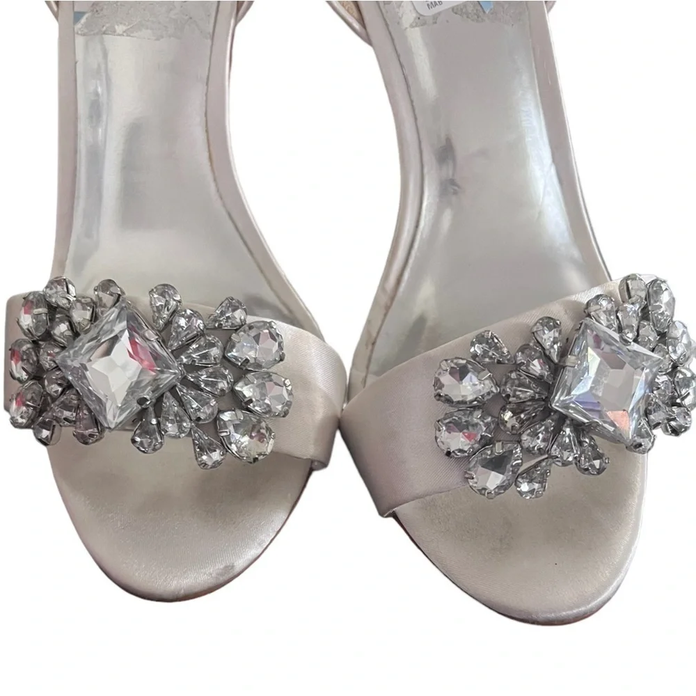 Champagne Jewel Wedding Peep Toe Heels by Ted Baker